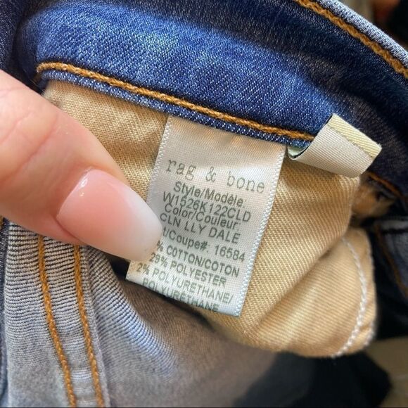 Rag and Bone Jeans Skinny style: W1526K122CLD - Picture 4 of 8